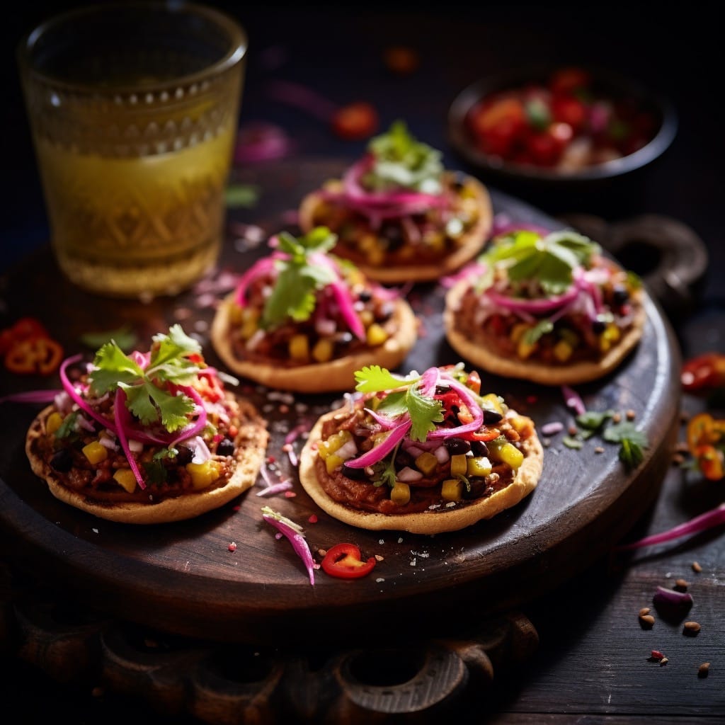 artmasterai_Top_view_of_an_exquisite_vegan_mexican_sopes_on_a_m_86c38ab7-fc2f-4d93-8aed-08984ccd49c8
